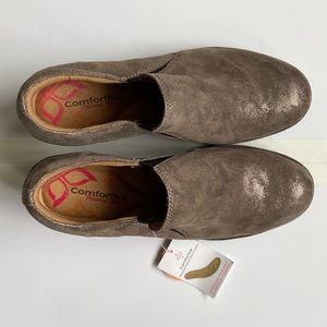 Comfortiva wedges - sparkle suade